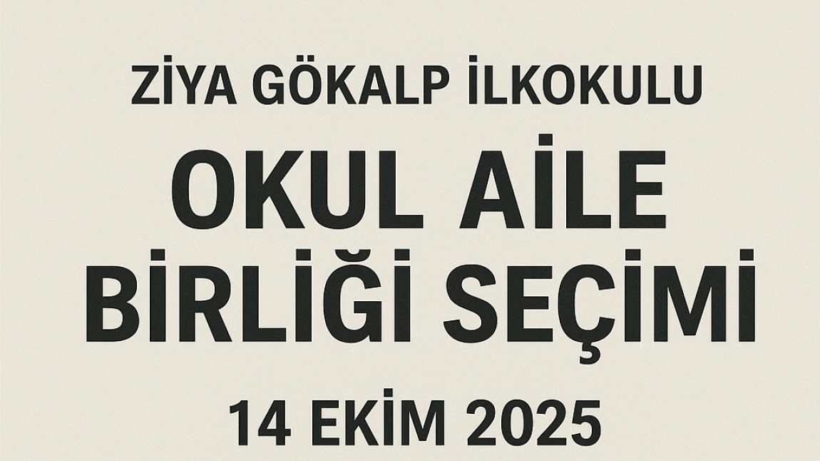 OKUL AİLE BİRLİĞİ SEÇİMİ